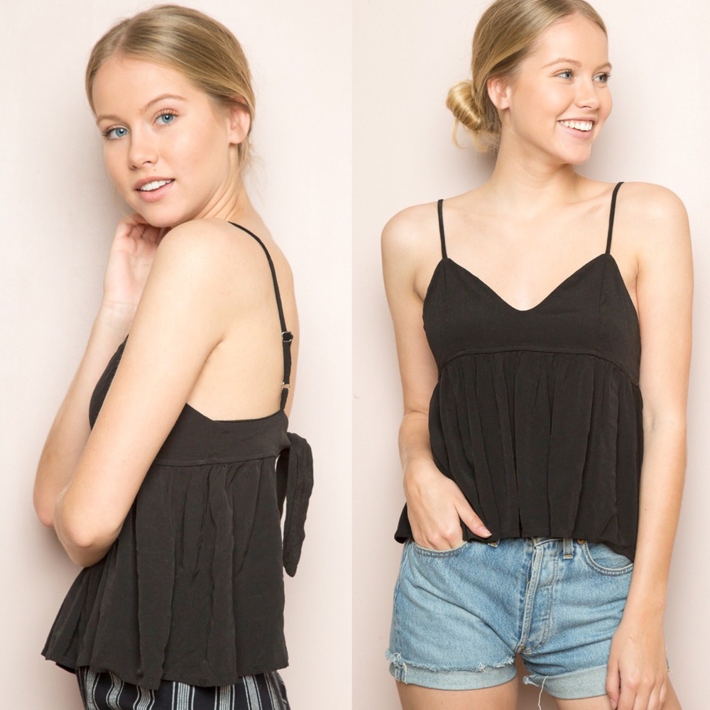 Brandy Melville tie back cami tank top - Picture 5 of 6